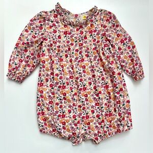 Baby Boden Floral Long Sleeve Romper, Size 12–18 Months 🌸